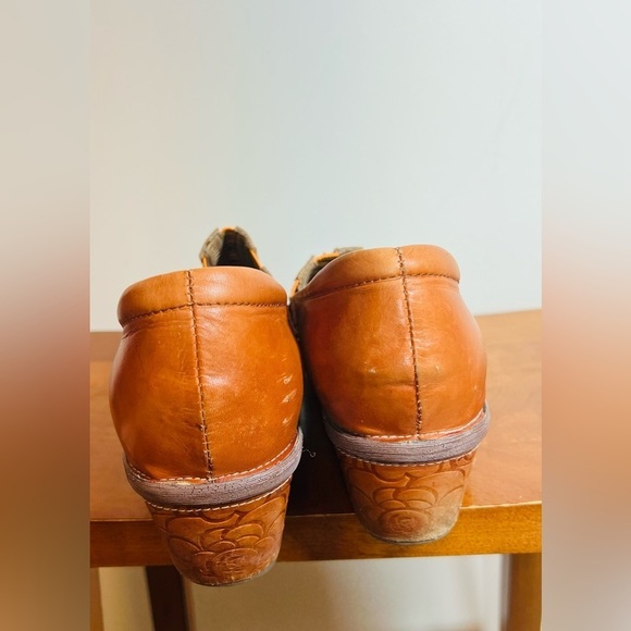 Spring Step L'Artiste Swedish Style‎ Clog Mule Cognac Leather Size 42 Festival - Picture 5 of 11